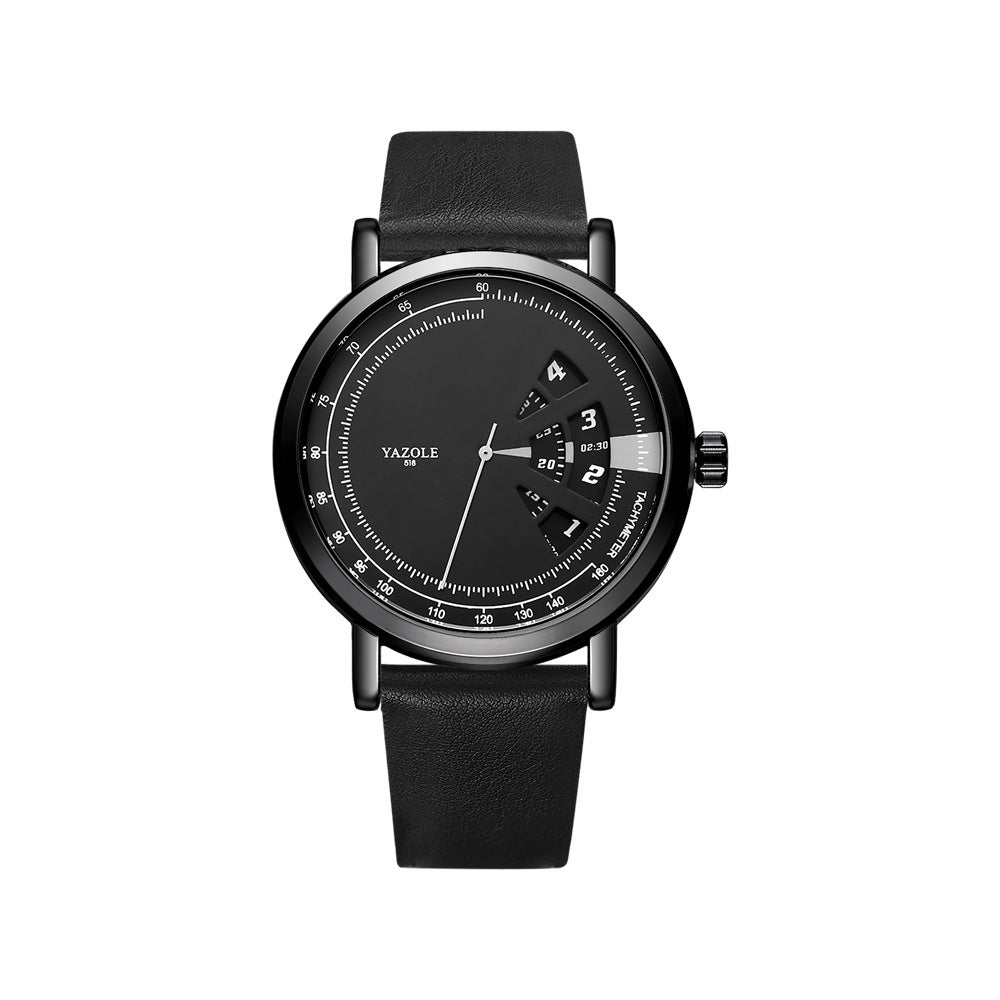 Men's Turntable Quartz Watch – Waterproof Casual Timepiece - Infinitygallery.store