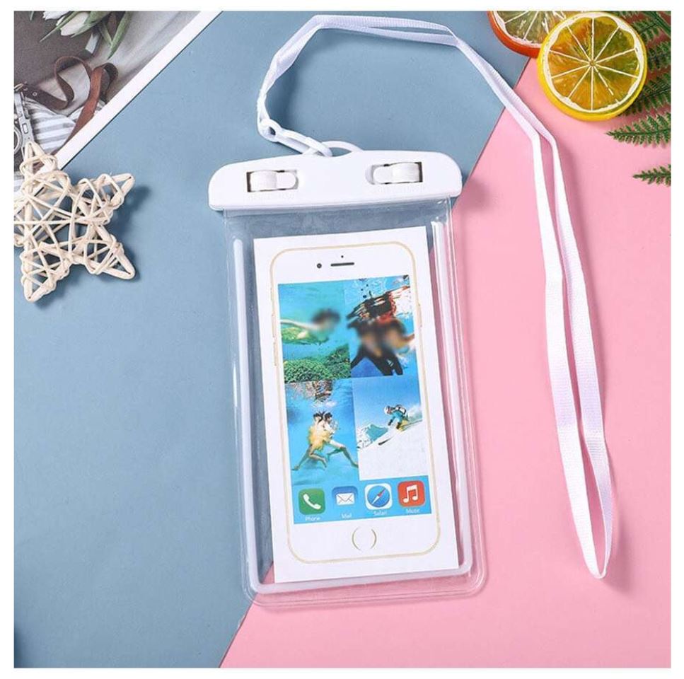 Universal Waterproof Phone Cover – Touchscreen Pouch with Secure Seal & Lanyard