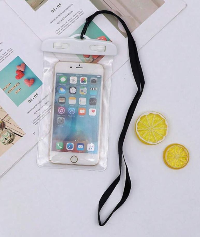 Universal Waterproof Phone Cover – Touchscreen Pouch with Secure Seal & Lanyard
