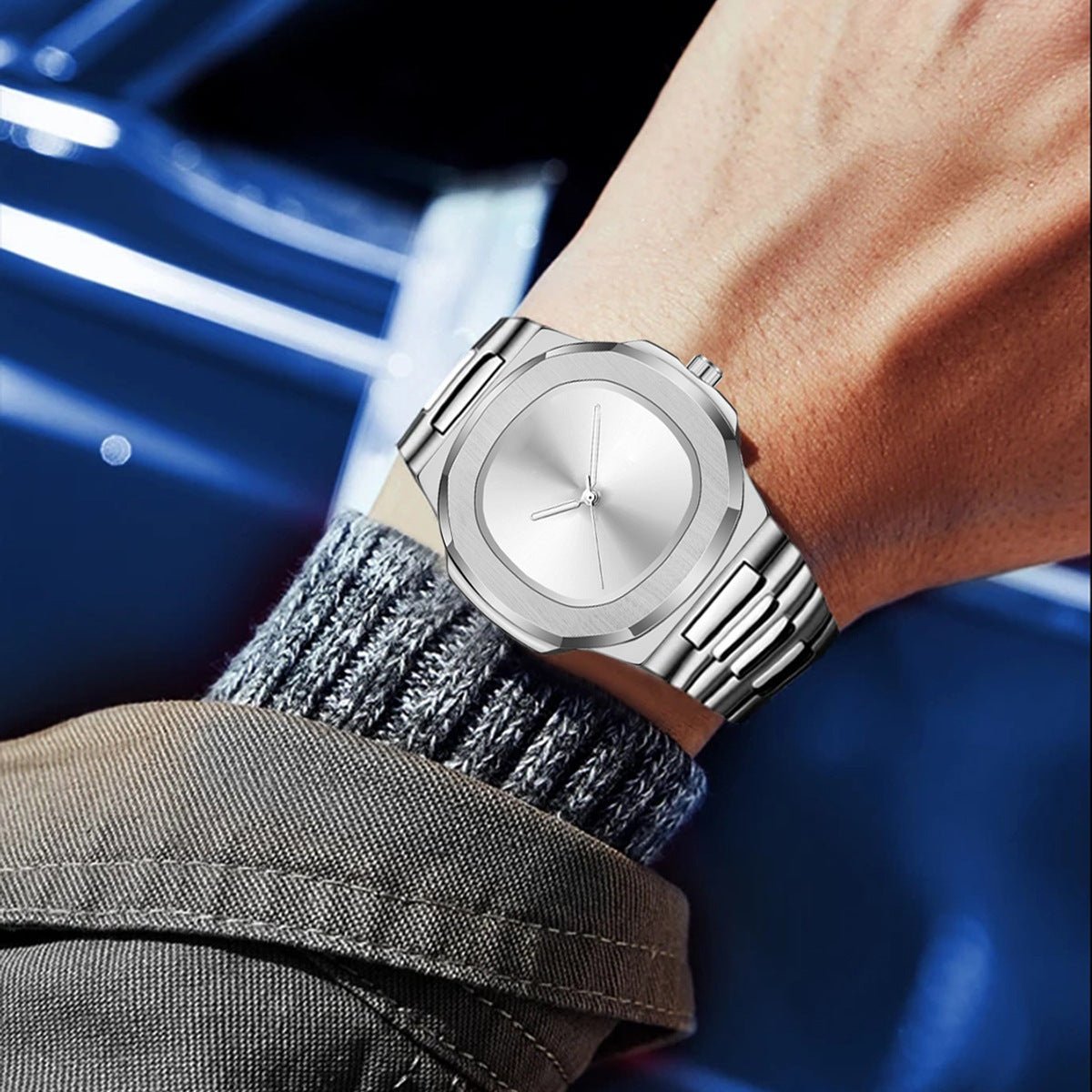 Luxury Men’s Waterproof Quartz Watch – Business Style | Infinity Gallery - Infinitygallery.store