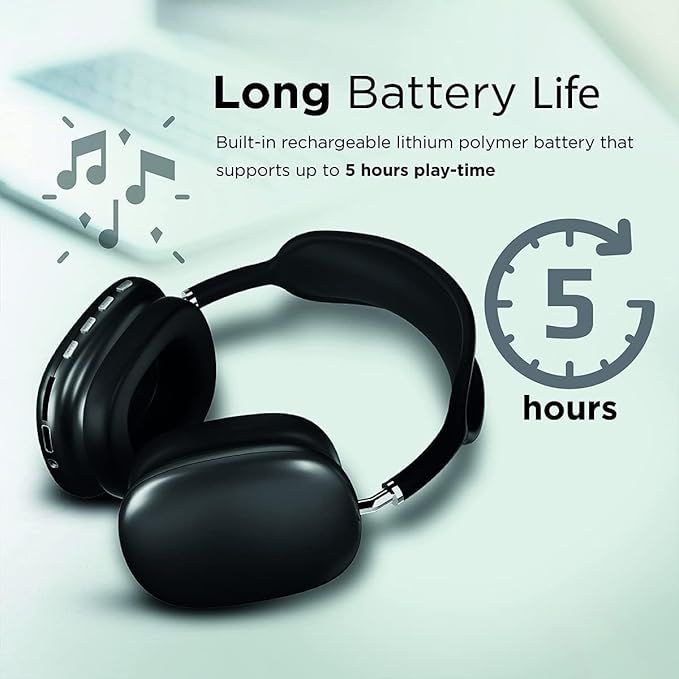 EchoWave P9 Wireless Headphones – Bluetooth 5.0, Noise Cancelling, Waterproof with Mic - Infinitygallery.store
