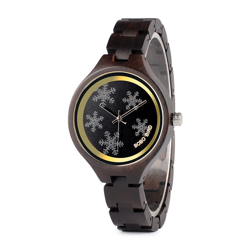 Men’s Wooden Watch – Business Casual Quartz Timepiece - Infinitygallery.store
