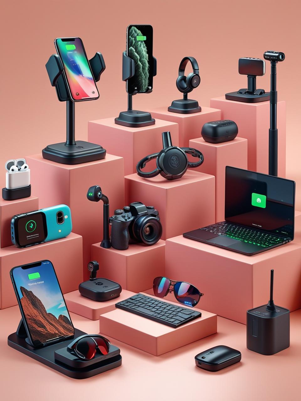 Infinity Gallery mobile and laptop accessories collection – gadgets, chargers, and tech essentials