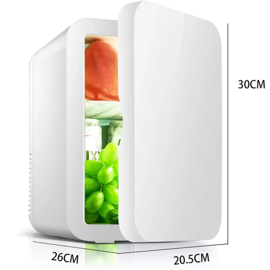 Mini Portable Fridge 8L – Dual Power | Hot & Cold | Quiet & Compact - Infinitygallery.store