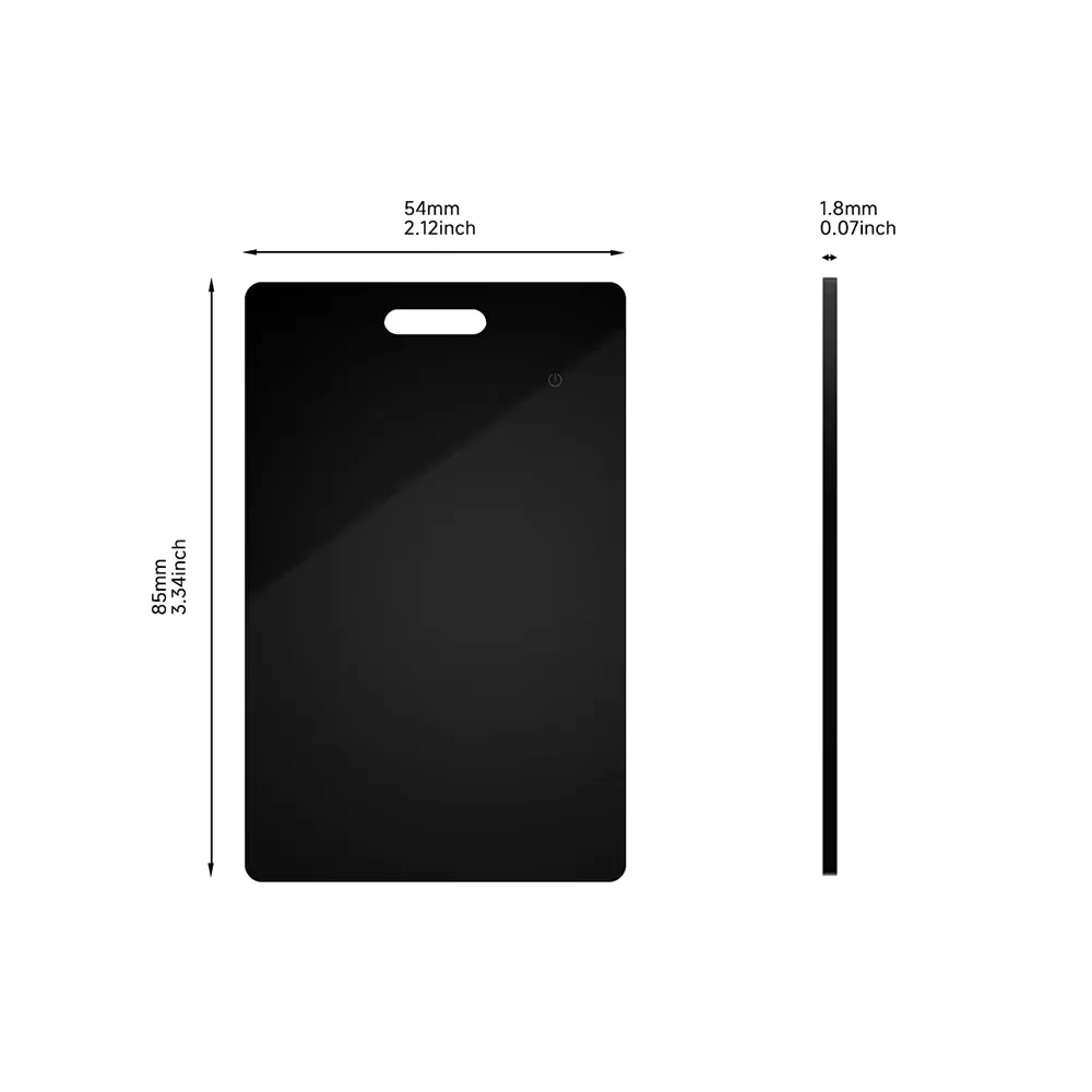 Smart Card Wallet Tracker – Apple Find My Compatible | Ultra-Thin, Wireless Charging, 3-Month Battery - Infinitygallery.store