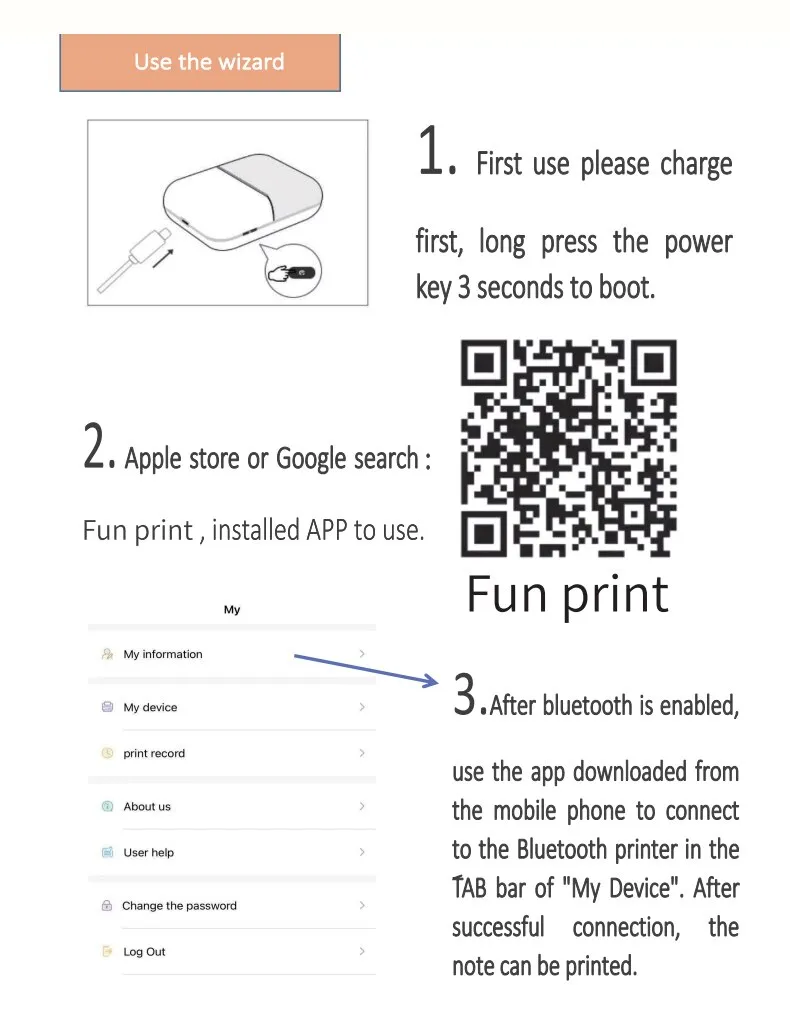 Portable Mini Bluetooth Printer – Pocket Thermal Photo & Note Printer for iOS & Android (No Ink Required) - Infinitygallery.store