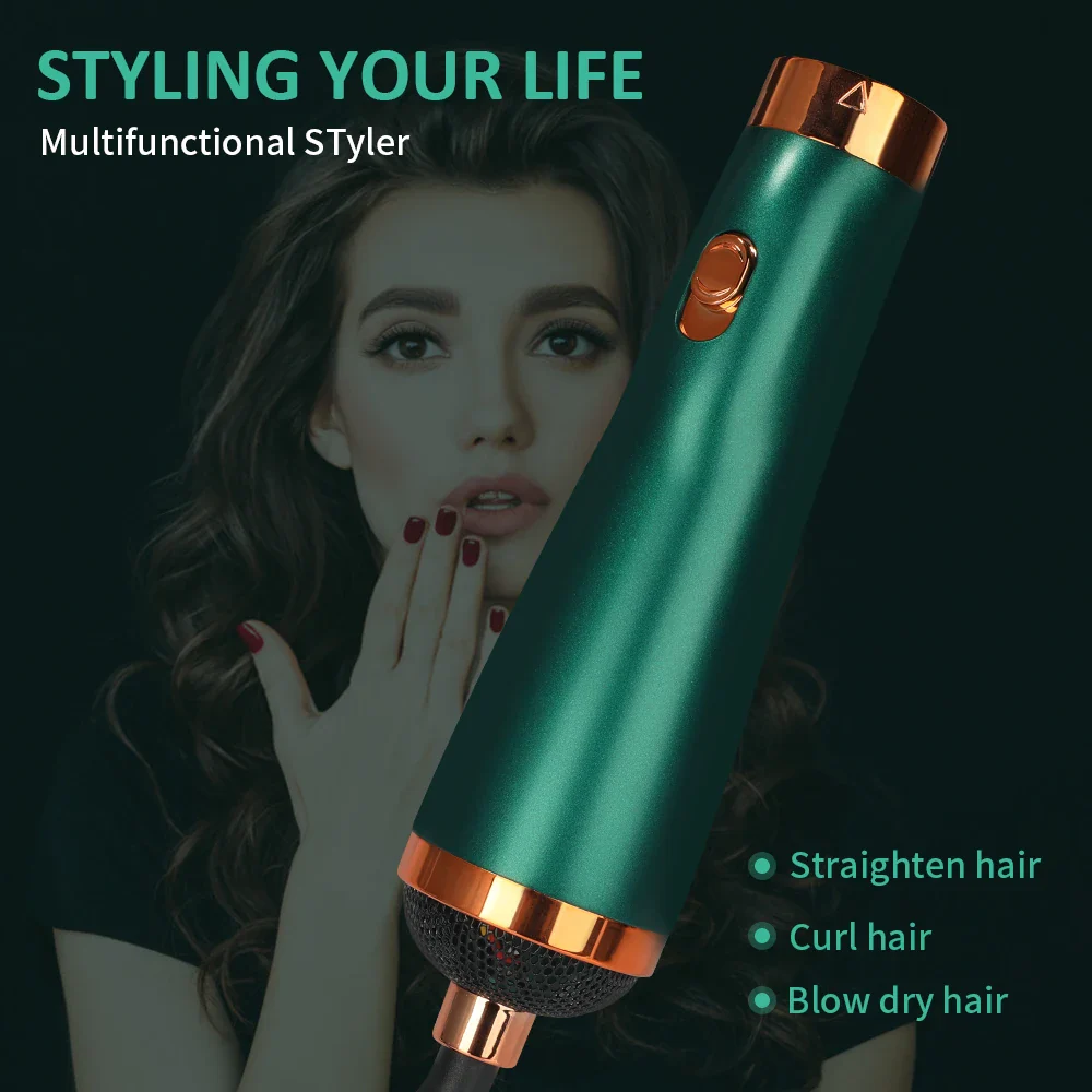 3-in-1 Multifunctional Hair Dryer – Dry, Curl & Straighten in One - Infinitygallery.store