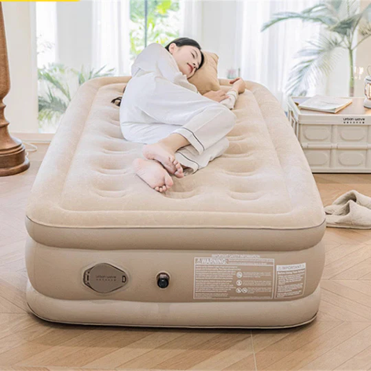 One-Click Automatic Inflatable Mattress – Self-Inflating, Waterproof & Ultra-Durable Air Bed for Camping & Travel - Infinitygallery.store