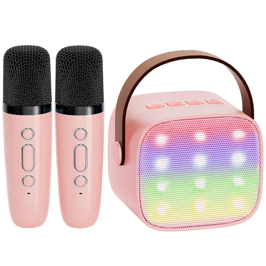 Kids Bluetooth Karaoke Speaker with Microphone – Portable Singing Machine with 18 Preloaded Songs - Infinitygallery.store