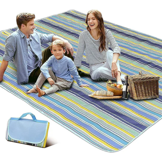 Waterproof Foldable Picnic Mat – Portable, Sand-Proof & Easy-to-Clean Blanket for Outdoors, Beach & Camping - Infinitygallery.store