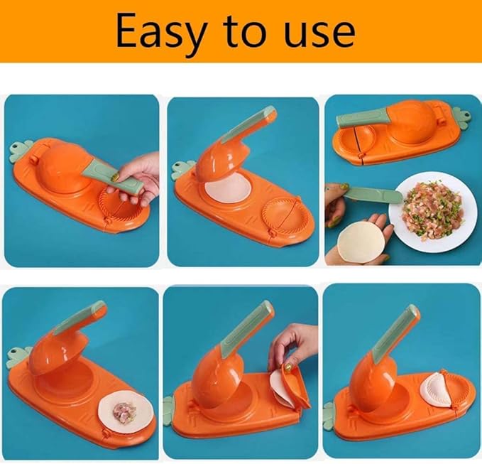 2-in-1 Dumpling Maker – Press & Seal Kitchen Tool