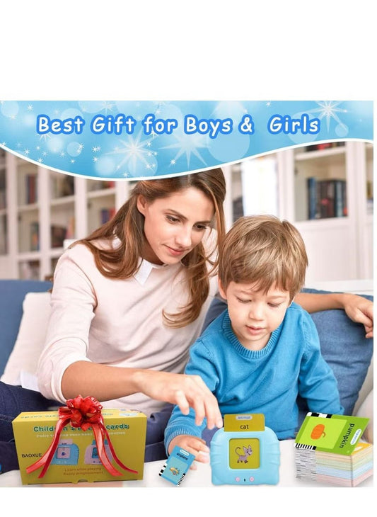 Talking Flash Cards for Toddlers – 112 Cards, 224 Words | Educational Learning Toy Ages 1-5 - Infinitygallery.store