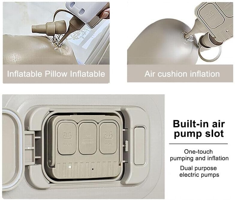 One-Click Automatic Inflatable Mattress – Self-Inflating, Waterproof & Ultra-Durable Air Bed for Camping & Travel - Infinitygallery.store