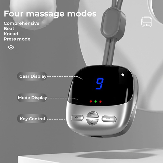 Portable Pendant Neck Massager – Stylish Pain Relief & Warm Compression - Infinitygallery.store