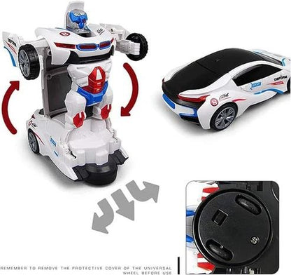 2-in-1 Robot Deform Car – Transforming Vehicle Toy for Kids - Infinitygallery.store
