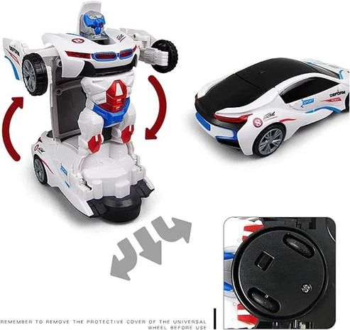 2-in-1 Robot Deform Car – Transforming Vehicle Toy for Kids - Infinitygallery.store