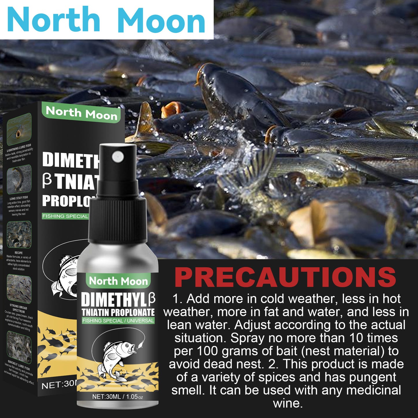 30ml Phagostimulant Fish Attractant Bait – Powerful Angling Additive for Wild Fishing - Infinitygallery.store