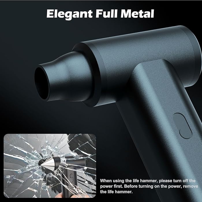 160W Rechargeable Handheld Air Duster & Fan Blower – 6000mAh Battery, Multipurpose Use - Infinitygallery.store