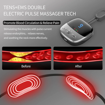 Portable Pendant Neck Massager – Stylish Pain Relief & Warm Compression - Infinitygallery.store