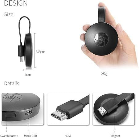 4K HD WiFi Display Receiver – Wireless Screen Mirroring Adapter - Infinitygallery.store