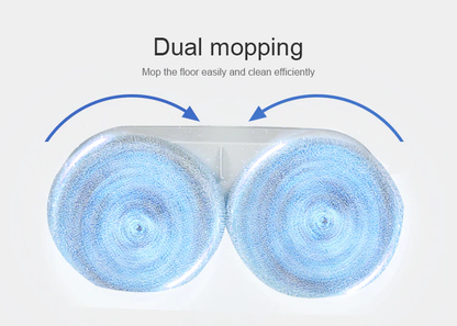 Automatic Electric Spray Mop with Dual Rotating Heads & LED Light – Cordless Rechargeable Floor Cleaner - Infinitygallery.store