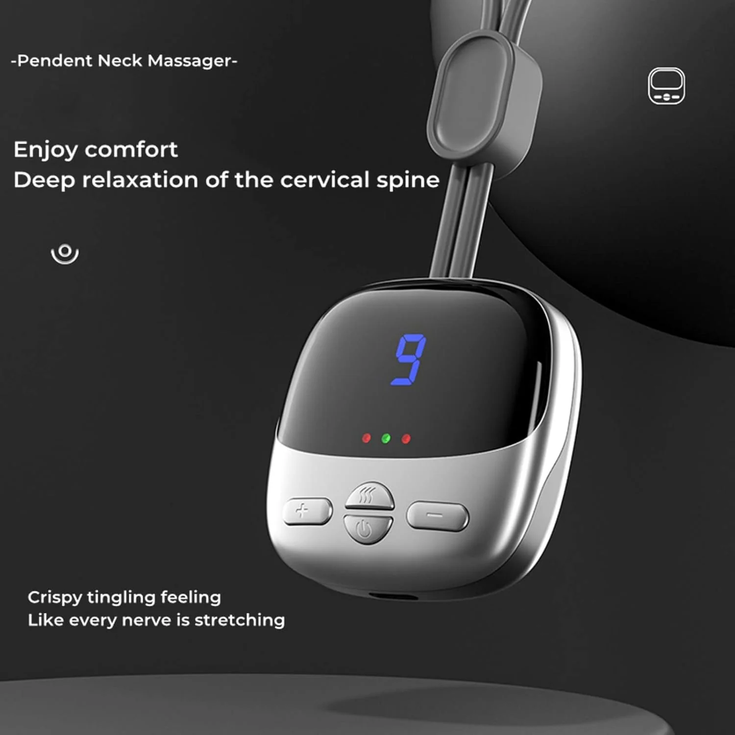 Portable Pendant Neck Massager – Stylish Pain Relief & Warm Compression - Infinitygallery.store
