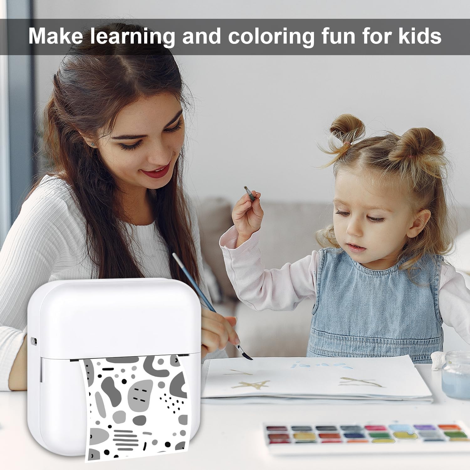 New Portable Mini Printer – Inkless Bluetooth Thermal Printer for Photos, Notes & Labels (iOS & Android) - Infinitygallery.store