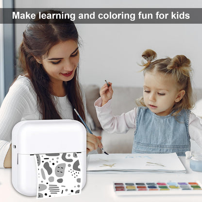 New Portable Mini Printer – Inkless Bluetooth Thermal Printer for Photos, Notes & Labels (iOS & Android) - Infinitygallery.store