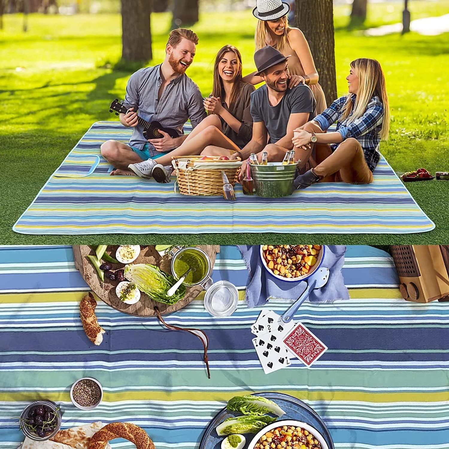 Waterproof Foldable Picnic Mat – Portable, Sand-Proof & Easy-to-Clean Blanket for Outdoors, Beach & Camping - Infinitygallery.store