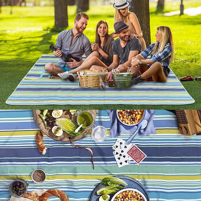 Waterproof Foldable Picnic Mat – Portable, Sand-Proof & Easy-to-Clean Blanket for Outdoors, Beach & Camping - Infinitygallery.store