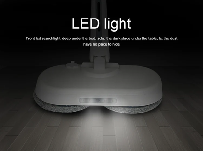 Automatic Electric Spray Mop with Dual Rotating Heads & LED Light – Cordless Rechargeable Floor Cleaner - Infinitygallery.store