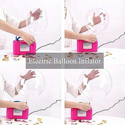 Electric Balloon Inflator – Dual Nozzle 600W High-Power Air Pump for Party & Event Balloons - Infinitygallery.store