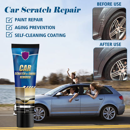 2 Pcs Car Scratch Remover Kit – Universal Paint Repair Cream with Sponge Applicator - Infinitygallery.store