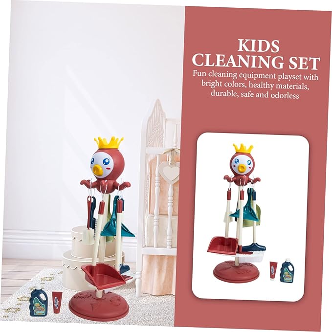 Cleaning Tools – Little Cleaner Toy Set | Mini Cleaning Kit for Kids – Role Play & Learning