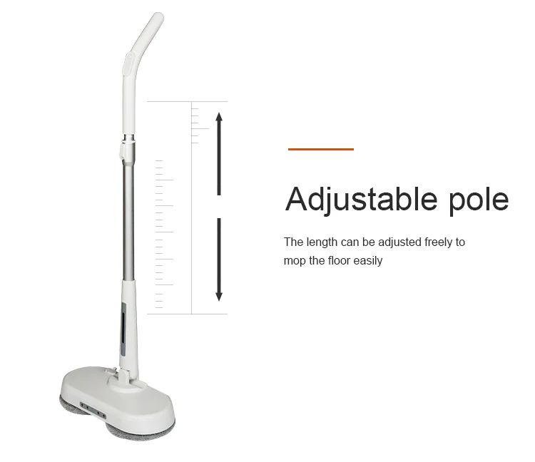 Automatic Electric Spray Mop with Dual Rotating Heads & LED Light – Cordless Rechargeable Floor Cleaner - Infinitygallery.store