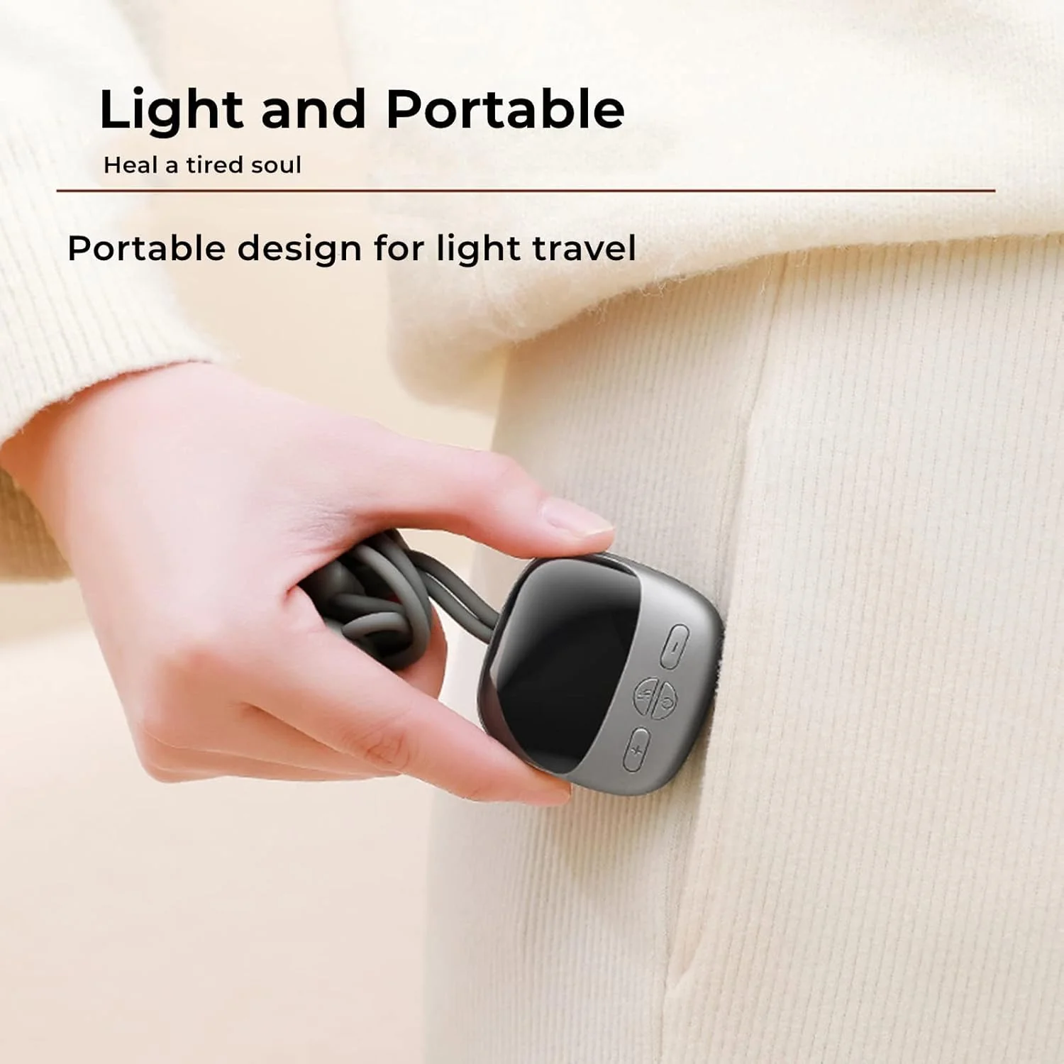 Portable Pendant Neck Massager – Stylish Pain Relief & Warm Compression - Infinitygallery.store