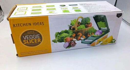 8-in-1 Vegetable Chopper & Slicer – Multifunctional Cutter with Stainless Steel Blades - Infinitygallery.store