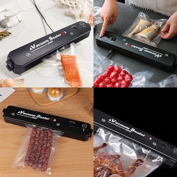 Automatic Food Vacuum Sealer Machine – 90W ABS Electric Sealing System - Infinitygallery.store