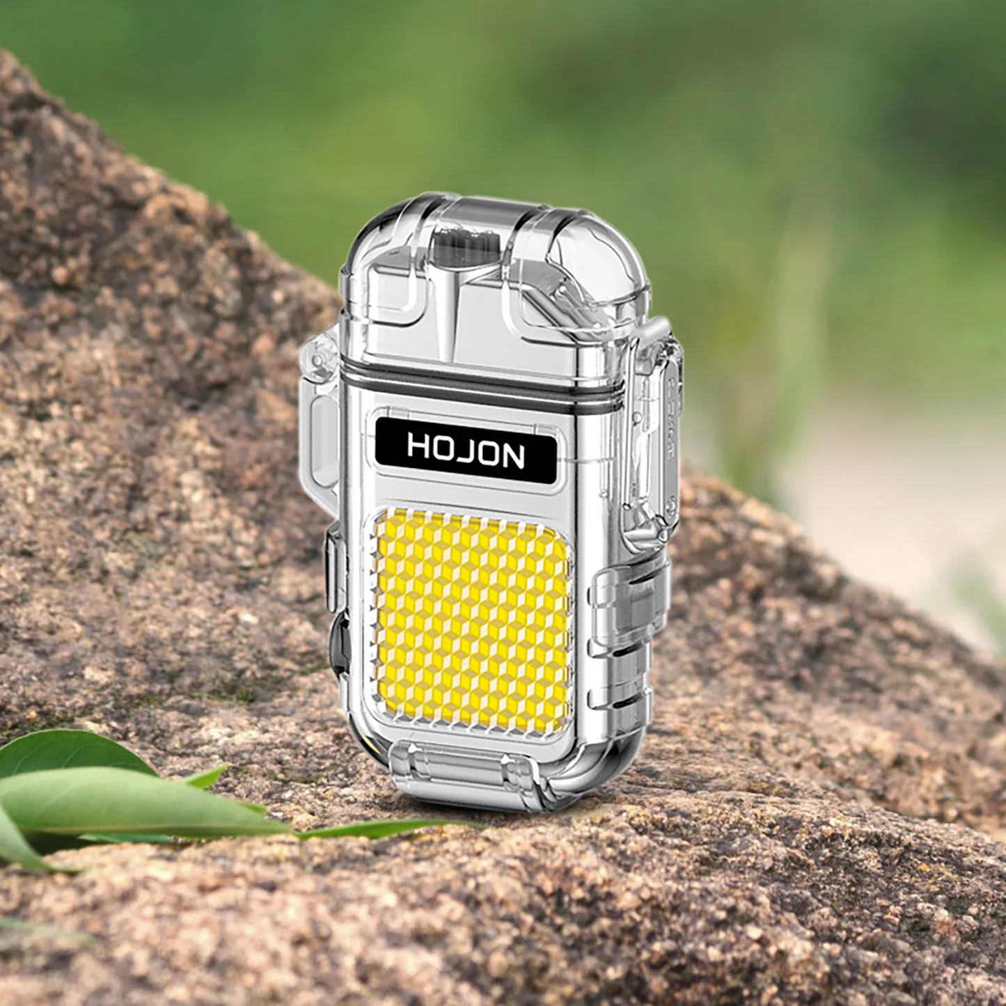 2-in-1 Waterproof Arc Lighter with LED Flashlight – Rechargeable, Windproof & Portable - Infinitygallery.store