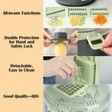 9-in-1 Vegetable Cutter – Multi-Blade Chopper, Slicer & Dicer - Infinitygallery.store