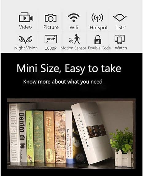 A9 Mini Wireless Security Camera – 1080P HD, Magnetic, Portable Spy Cam - Infinitygallery.store