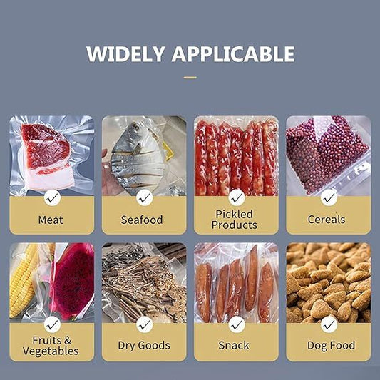 Automatic Food Vacuum Sealer Machine – 90W ABS Electric Sealing System - Infinitygallery.store