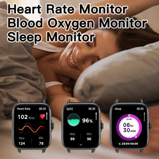 AK96 Smart Watch – Call, Fitness, Sleep & Heart Rate Tracker with 1.7" Full Touch Display | Infinity Gallery - Infinitygallery.store