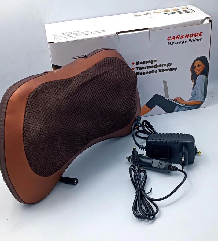 Electric Neck & Body Massage Pillow with Heat – Deep Tissue Kneading Relief - Infinitygallery.store