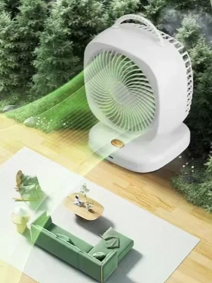 Mini Circulation Fan – Compact, Quiet & Adjustable Cooling for Any Space - Infinitygallery.store