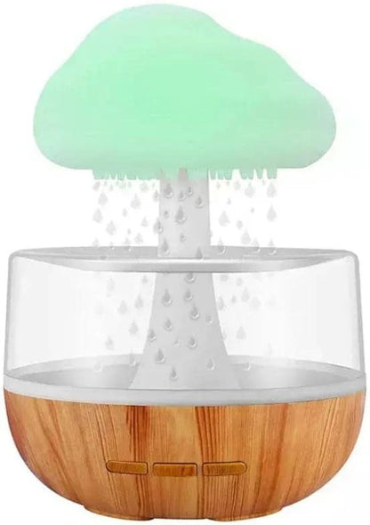 Cloud Rain Humidifier & Aroma Diffuser – LED Night Light, Mist Maker & Essential Oil Diffuser - Infinitygallery.store