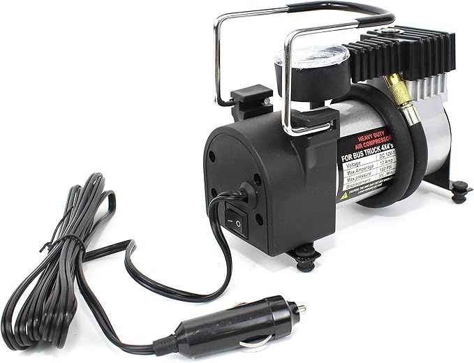 Portable DC 12V Air Compressor – 140 PSI High Power Inflator