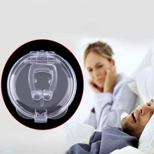 Anti-Snoring Nose Clip – Magnetic Nasal Dilator with Mirror Lid Case - Infinitygallery.store