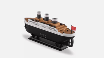 Titanic Steam Ship Humidifier & Essential Oil Diffuser – Aromatherapy Cool Mist with LED Lights - Infinitygallery.store
