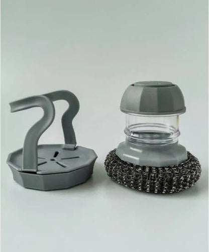 Automatic Liquid Dispensing Kitchen Pot Brush – Multipurpose Cleaning Brush - Infinitygallery.store